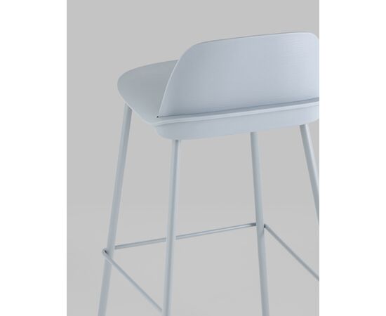 Стул барный Mist серо-голубой, изображение 7 | Интернет магазин мебели и декора LifeDekor