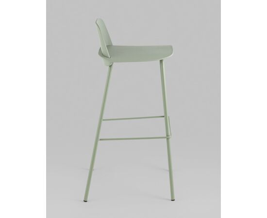 Стул барный Mist серо-зеленый, изображение 4 | Интернет магазин мебели и декора LifeDekor