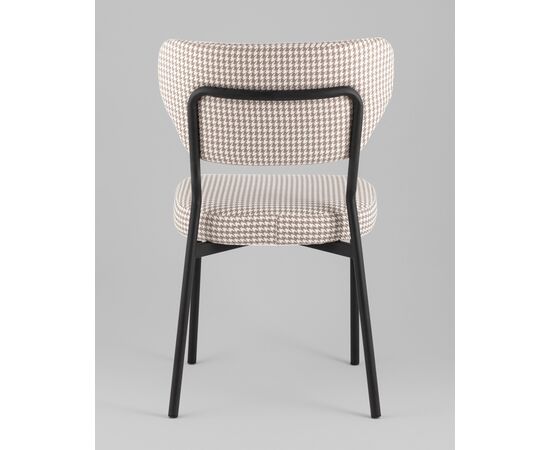 Стул Билл гусиная лапка бежевый, изображение 5 | Интернет магазин мебели и декора LifeDekor