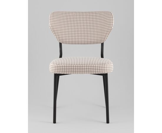 Стул Билл гусиная лапка бежевый, изображение 3 | Интернет магазин мебели и декора LifeDekor