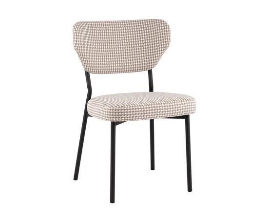 Стул Билл гусиная лапка бежевый | Интернет магазин мебели и декора LifeDekor