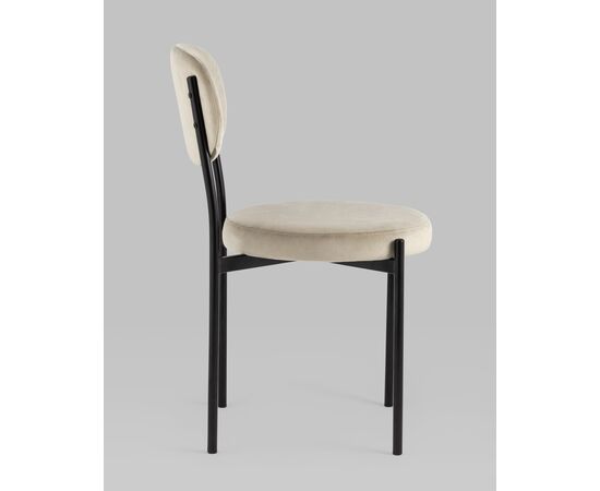 Стул Бриф NEW велюр бежевый, изображение 6 | Интернет магазин мебели и декора LifeDekor