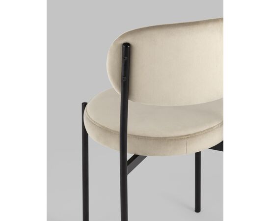 Стул Бриф NEW велюр бежевый, изображение 9 | Интернет магазин мебели и декора LifeDekor