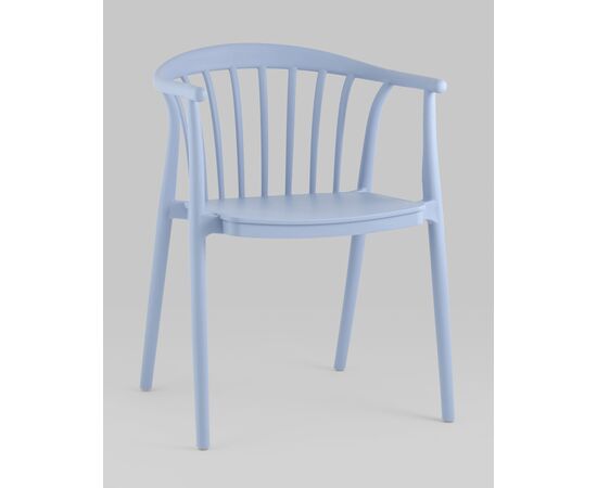 Стул Campo пластик голубой, изображение 2 | Интернет магазин мебели и декора LifeDekor