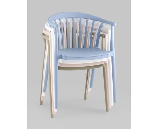 Стул Campo пластик голубой, изображение 9 | Интернет магазин мебели и декора LifeDekor