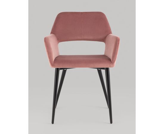 Стул Денди велюр пыльно-розовый, изображение 3 | Интернет магазин мебели и декора LifeDekor