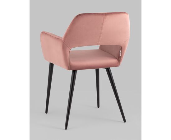 Стул Денди велюр пыльно-розовый, изображение 6 | Интернет магазин мебели и декора LifeDekor