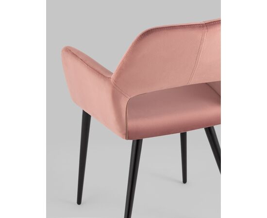Стул Денди велюр пыльно-розовый, изображение 7 | Интернет магазин мебели и декора LifeDekor