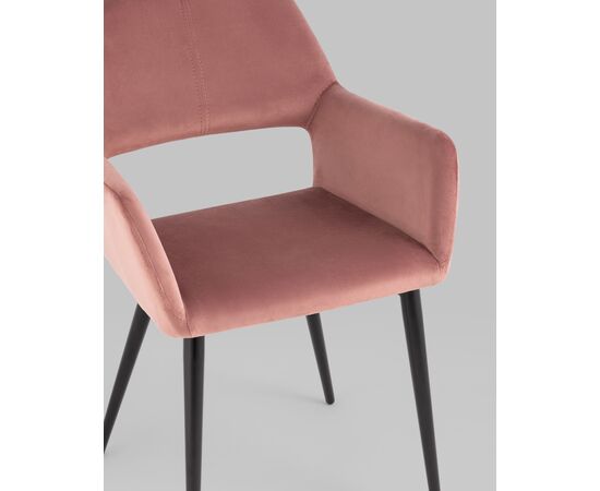 Стул Денди велюр пыльно-розовый, изображение 8 | Интернет магазин мебели и декора LifeDekor