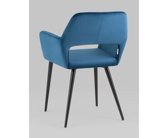 Стул Денди велюр синий, изображение 6 | Интернет магазин мебели и декора LifeDekor