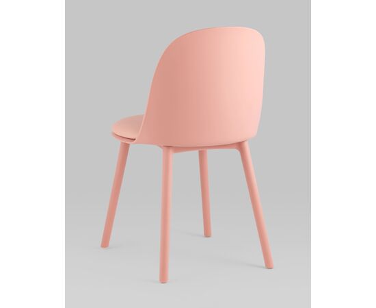 Стул Fog с подушкой пластик пыльно-розовый, изображение 8 | Интернет магазин мебели и декора LifeDekor