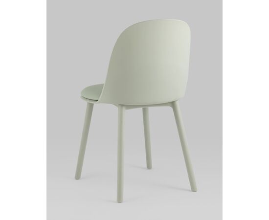 Стул Fog с подушкой пластик серо-зеленый, изображение 6 | Интернет магазин мебели и декора LifeDekor