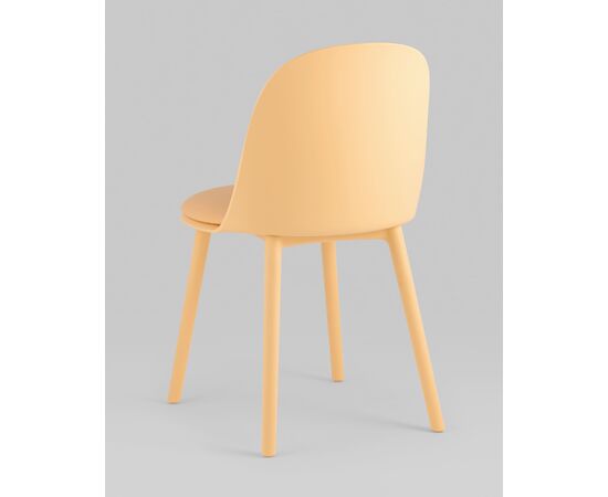 Стул Fog с подушкой пластик желтый, изображение 6 | Интернет магазин мебели и декора LifeDekor