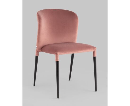 Стул Лори велюр пыльно-розовый, изображение 2 | Интернет магазин мебели и декора LifeDekor