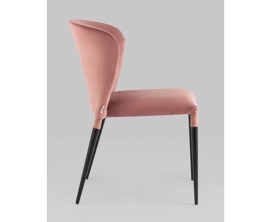 Стул Лори велюр пыльно-розовый, изображение 4 | Интернет магазин мебели и декора LifeDekor