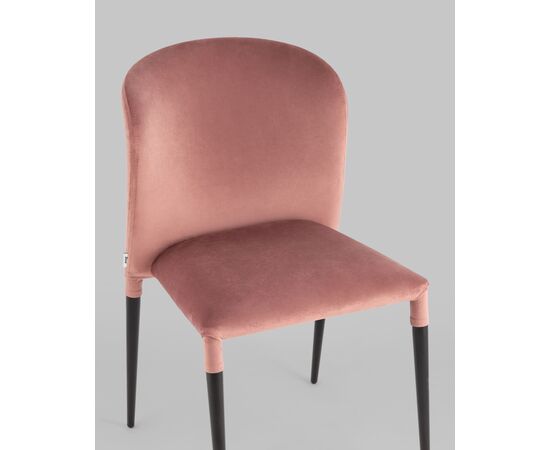 Стул Лори велюр пыльно-розовый, изображение 8 | Интернет магазин мебели и декора LifeDekor
