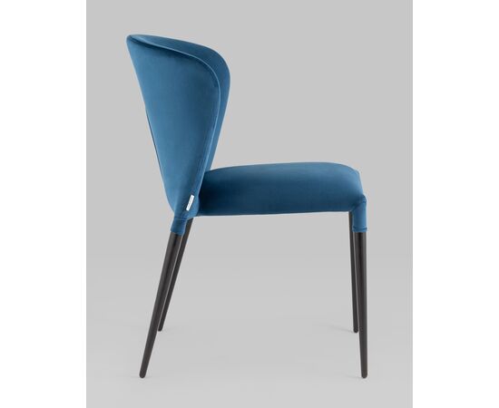 Стул Лори велюр синий, изображение 4 | Интернет магазин мебели и декора LifeDekor