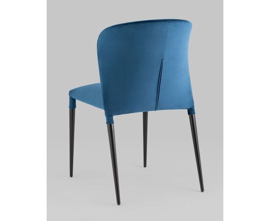 Стул Лори велюр синий, изображение 6 | Интернет магазин мебели и декора LifeDekor