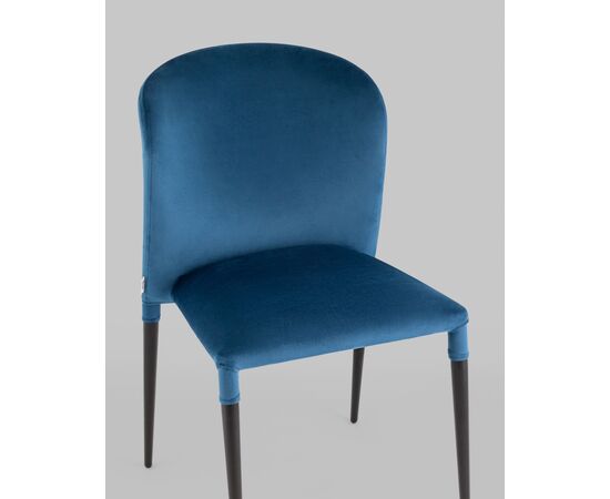 Стул Лори велюр синий, изображение 8 | Интернет магазин мебели и декора LifeDekor