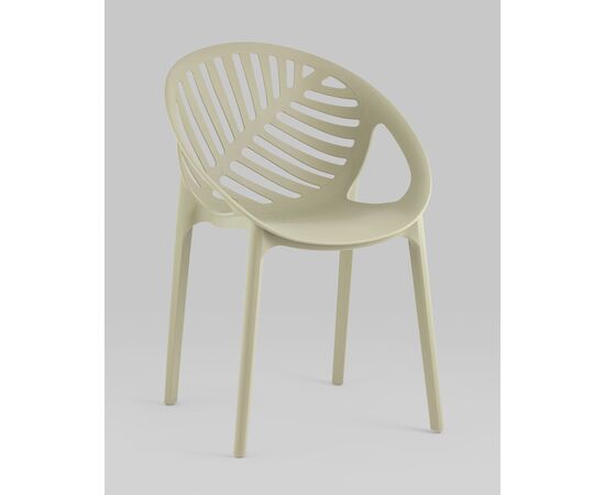 Стул Monstera пластик зеленый, изображение 2 | Интернет магазин мебели и декора LifeDekor