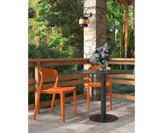 Стол обеденный Толедо D80 черный, изображение 4 | Интернет магазин мебели и декора LifeDekor