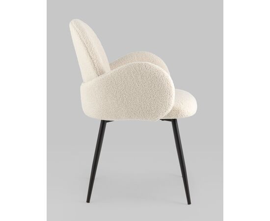 Стул Wave букле белый, изображение 11 | Интернет магазин мебели и декора LifeDekor