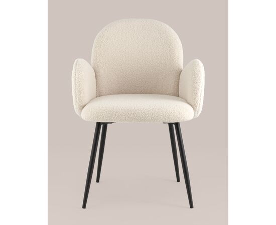 Стул Wave букле белый, изображение 10 | Интернет магазин мебели и декора LifeDekor