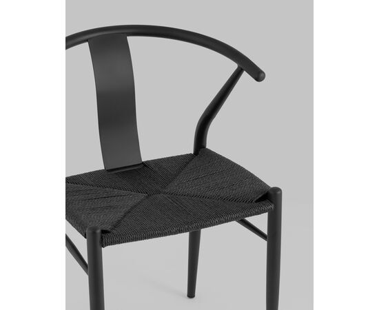 Стул обеденный Wishbone Style черный, изображение 10 | Интернет магазин мебели и декора LifeDekor