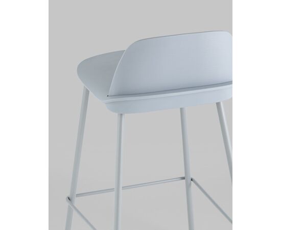 Стул полубарный Mist серо-голубой, изображение 7 | Интернет магазин мебели и декора LifeDekor