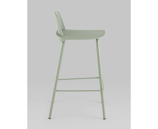 Стул полубарный Mist серо-зеленый, изображение 4 | Интернет магазин мебели и декора LifeDekor