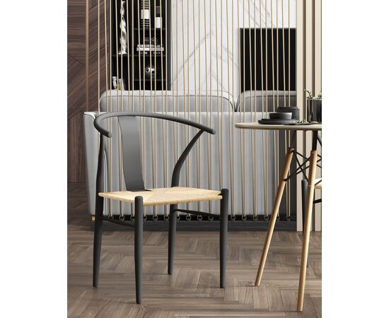 Стул обеденный Wishbone Style бежевый, изображение 3 | Интернет магазин мебели и декора LifeDekor