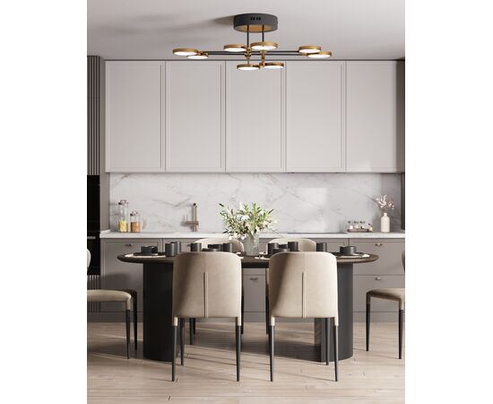 Стол обеденный Ballet 200*100*75 темное дерево, изображение 5 | Интернет магазин мебели и декора LifeDekor