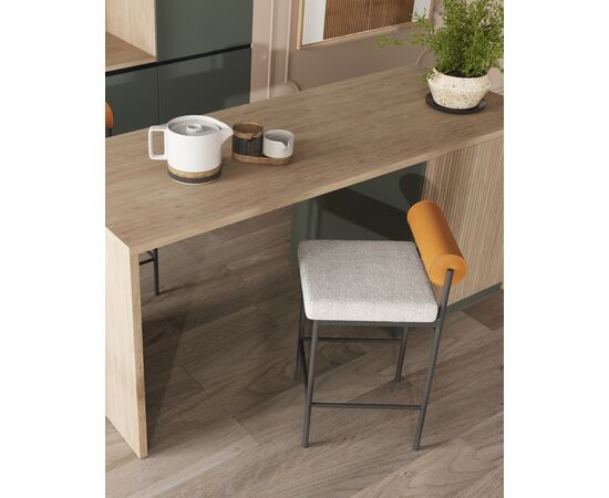 Стул полубарный Балла бежевый, изображение 3 | Интернет магазин мебели и декора LifeDekor