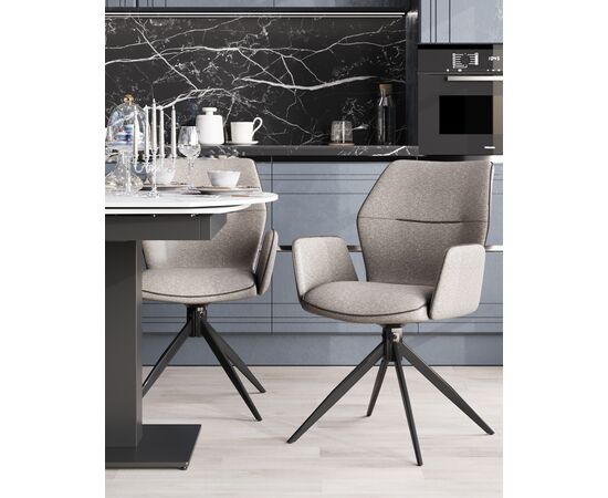 Стул обеденный Helm серый, изображение 5 | Интернет магазин мебели и декора LifeDekor