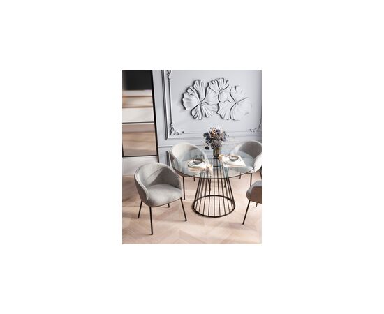 Стол обеденный Ливерпуль 120*120 стекло, изображение 3 | Интернет магазин мебели и декора LifeDekor