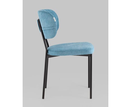 Стул Ханна велюр синий, изображение 4 | Интернет магазин мебели и декора LifeDekor