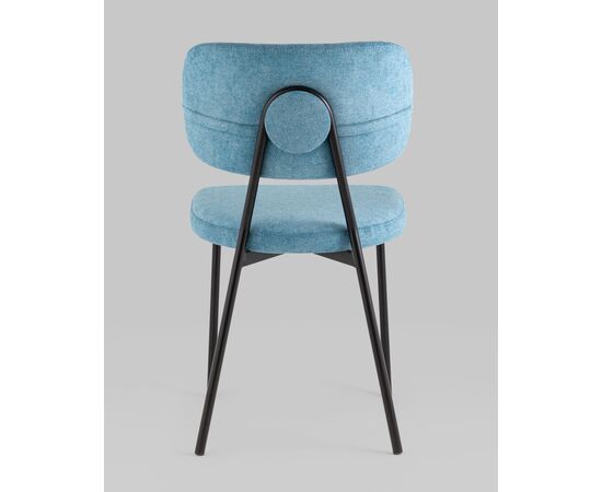 Стул Ханна велюр синий, изображение 5 | Интернет магазин мебели и декора LifeDekor