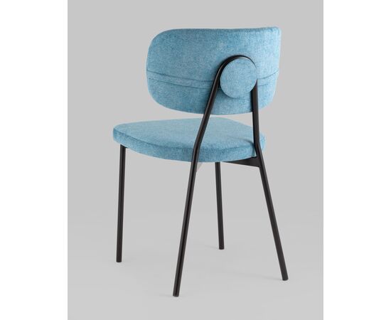 Стул Ханна велюр синий, изображение 6 | Интернет магазин мебели и декора LifeDekor