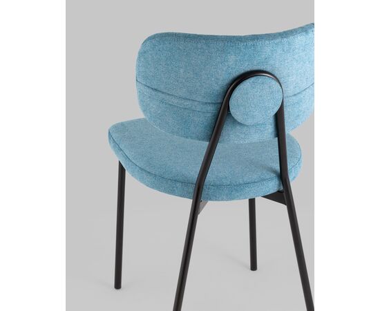 Стул Ханна велюр синий, изображение 7 | Интернет магазин мебели и декора LifeDekor