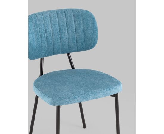 Стул Ханна велюр синий, изображение 8 | Интернет магазин мебели и декора LifeDekor