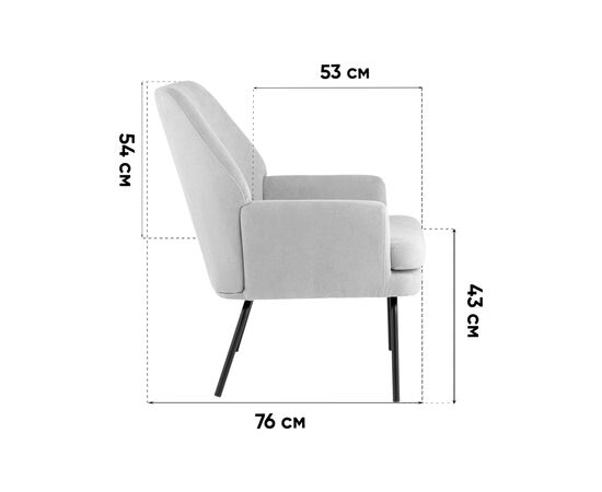 Кресло Харви тёмно-бирюзовый, изображение 10 | Интернет магазин мебели и декора LifeDekor