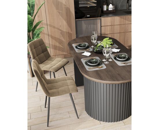 Стол обеденный Ballet 180*90*75 темное дерево, изображение 3 | Интернет магазин мебели и декора LifeDekor