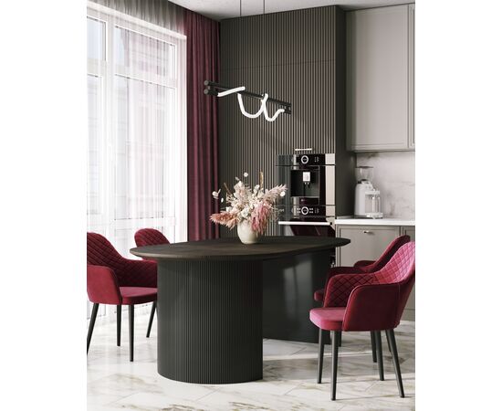 Стол обеденный Ballet 200*100*75 темное дерево, изображение 4 | Интернет магазин мебели и декора LifeDekor