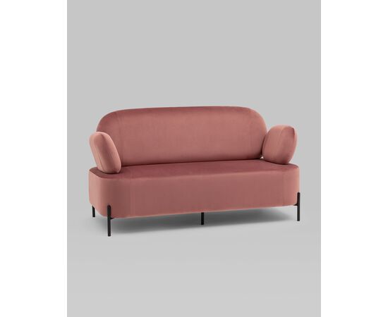 Диван Кэнди велюр пыльно-розовый, изображение 2 | Интернет магазин мебели и декора LifeDekor