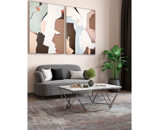 Диван Кэнди велюр серый, изображение 4 | Интернет магазин мебели и декора LifeDekor