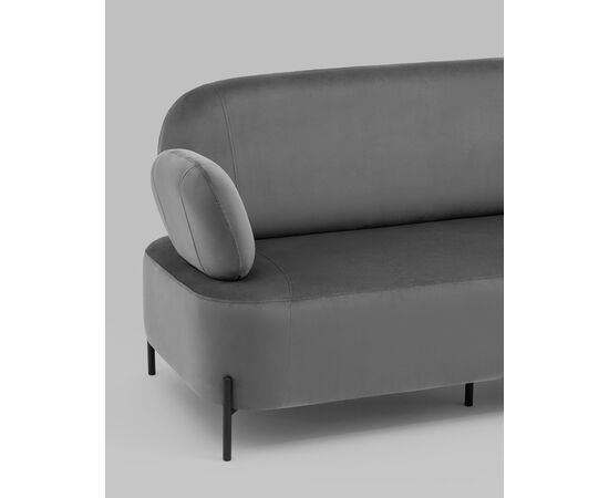 Диван Кэнди велюр серый, изображение 8 | Интернет магазин мебели и декора LifeDekor