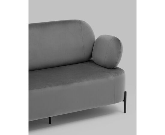 Диван Кэнди велюр серый, изображение 9 | Интернет магазин мебели и декора LifeDekor