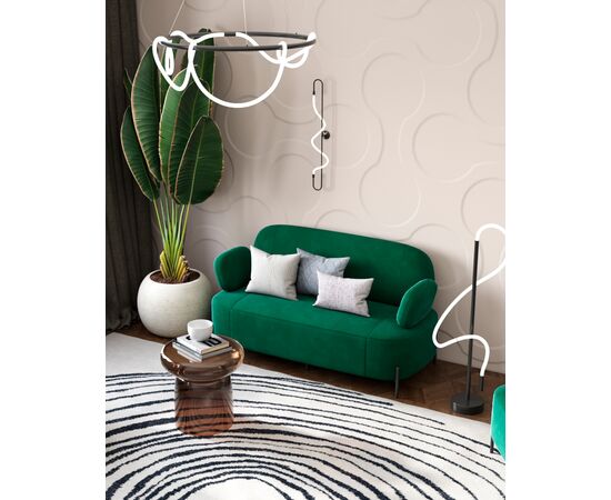 Диван Кэнди велюр зелёный, изображение 3 | Интернет магазин мебели и декора LifeDekor