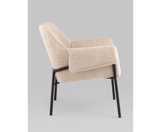 Кресло лаунж Бесс альпака бежевый, изображение 16 | Интернет магазин мебели и декора LifeDekor