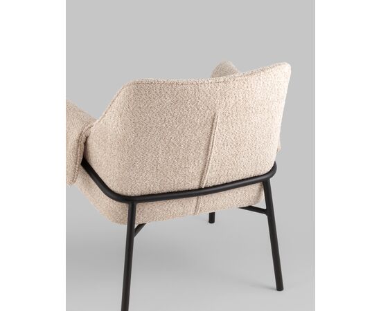 Кресло лаунж Бесс альпака бежевый, изображение 19 | Интернет магазин мебели и декора LifeDekor